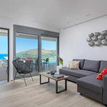 Executive Rhodes Villa Villa Gaia Stunning Sea Views 3 Bedrooms Lindos *